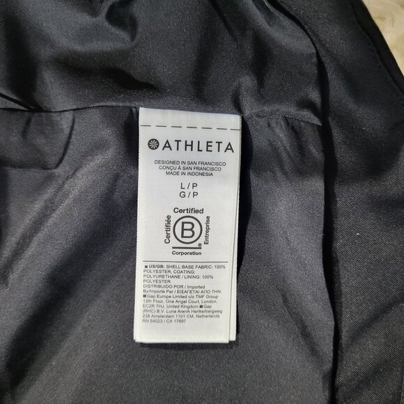 Athleta Rainout Sutro Long Trench | Black - NWT - Picture 9 of 16
